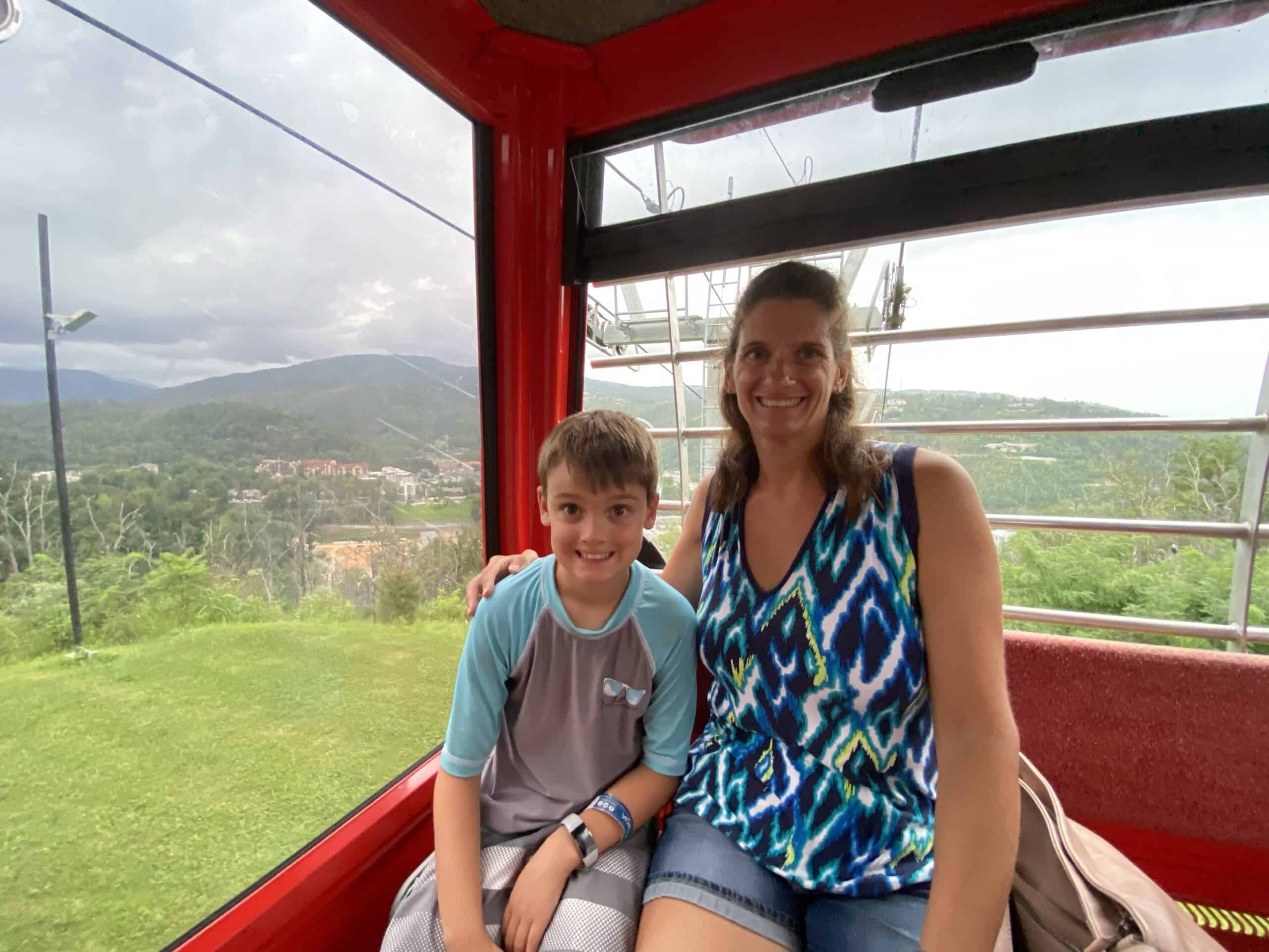 Taking the gondola to the top of the mountains. So many of the best things to do in Great Smoky National Park