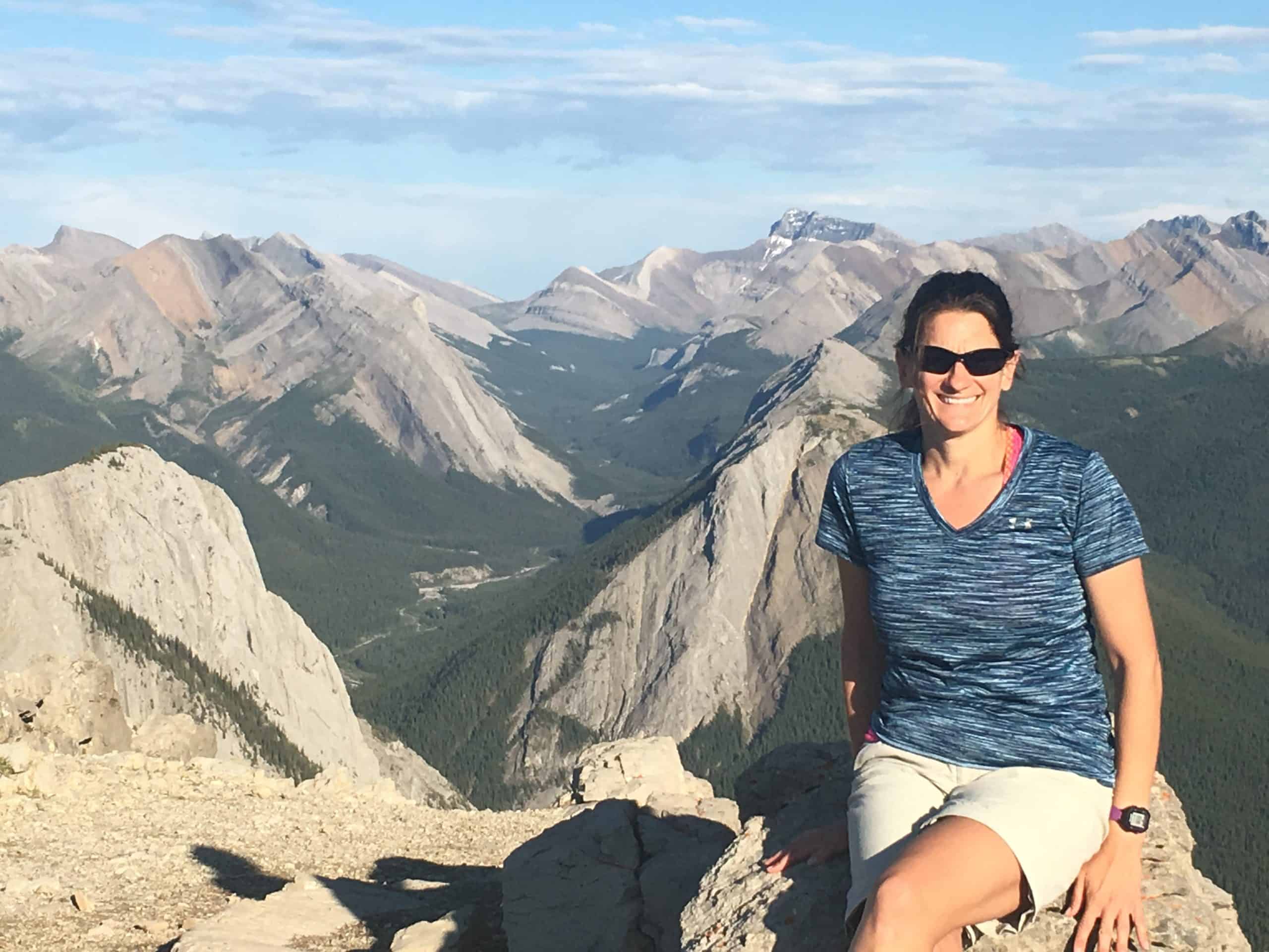 Overlooking the Canadian Rockies in Banff