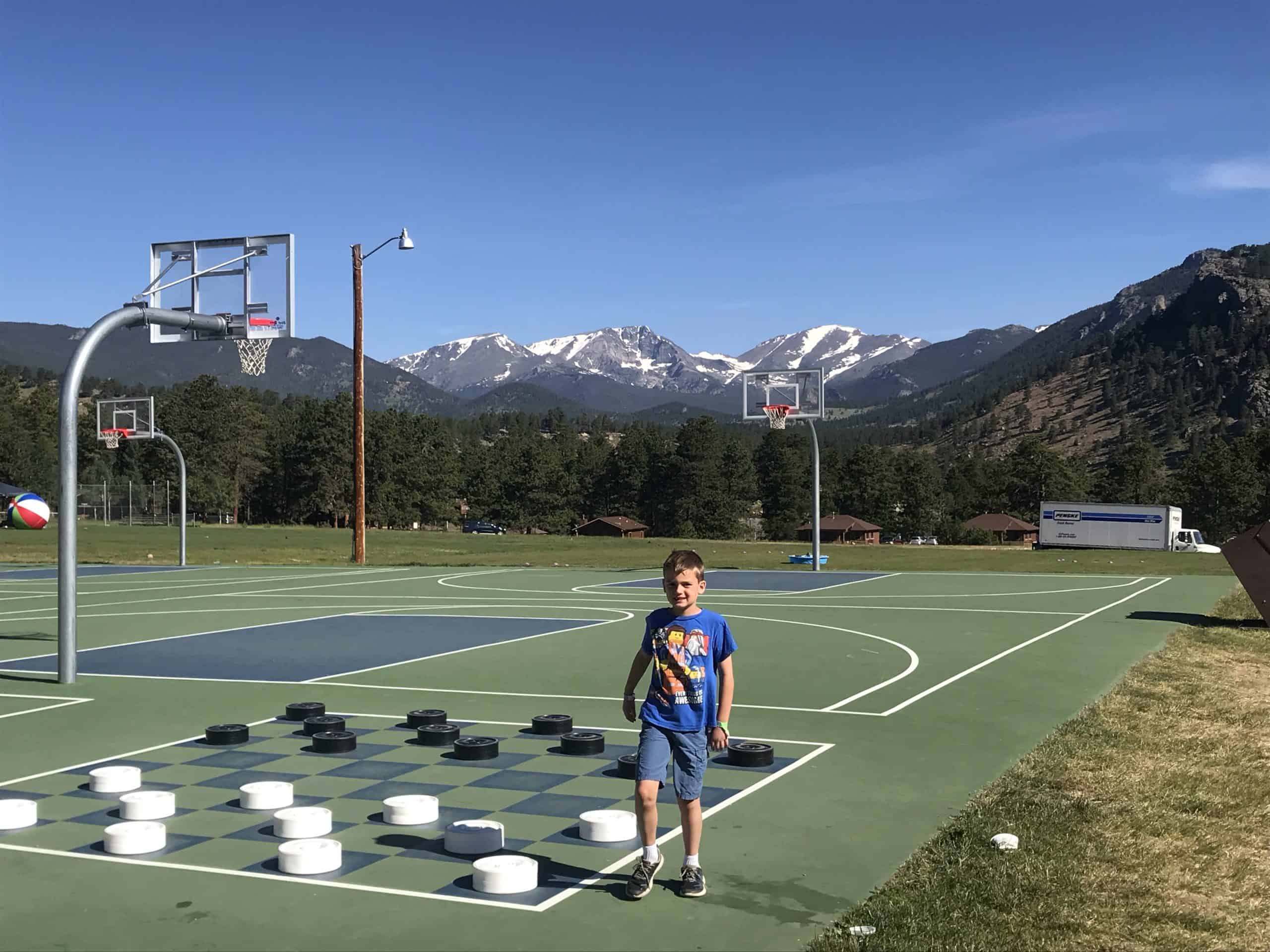 Overlooking the Rocky Mountains at the YMCA of the Rockies - Estes Park Family Resort and Cabins