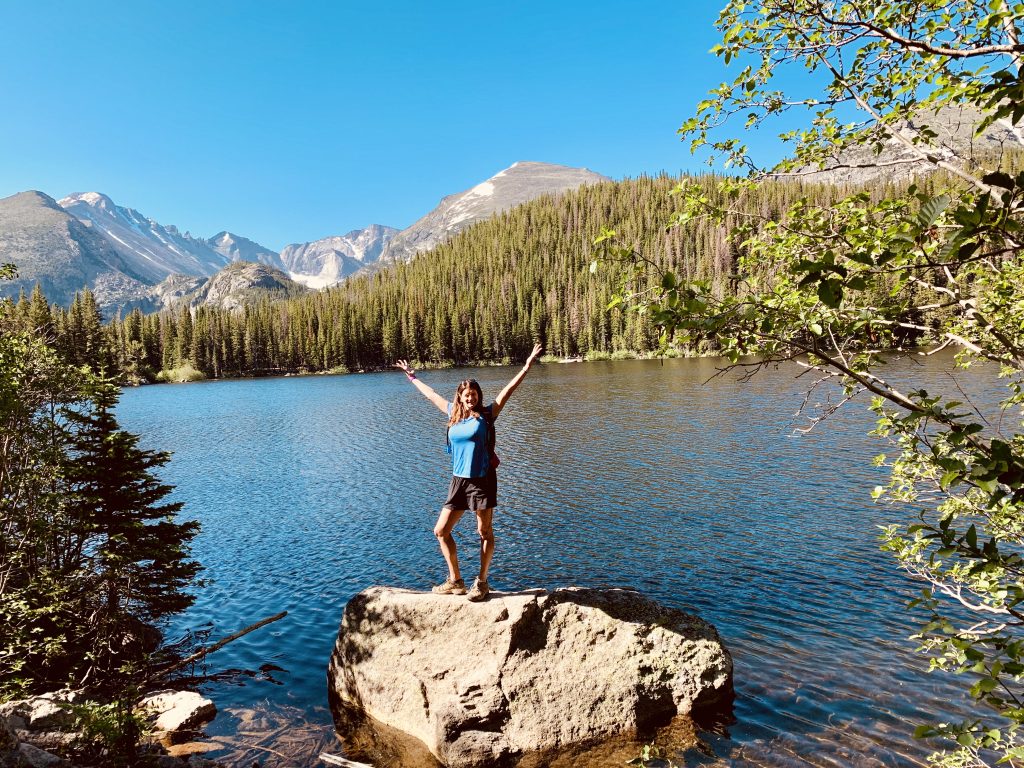 Embracing solo travel time hiking the Five Lakes Trail of Rocky Mountain National Park in Estes Park
