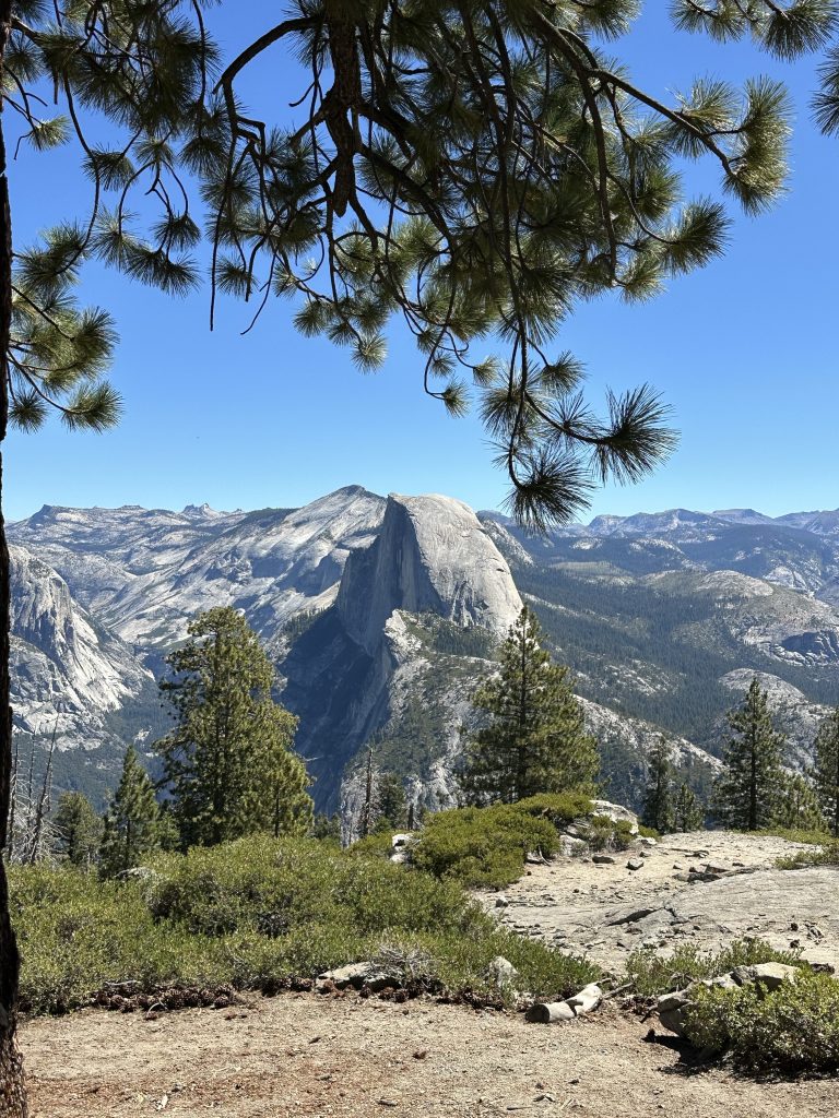 Half Dome from Tunnel View overlook in Yosemite National Park