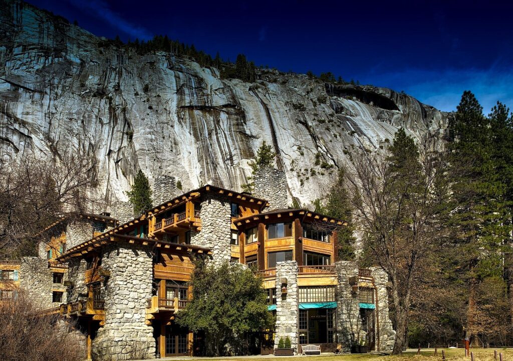 The Ahwahnee Hotel is one of the more upscale accommodation options inside Yosemite National Park.