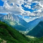 Highline Trail at Glacier National Park at Logan Pass