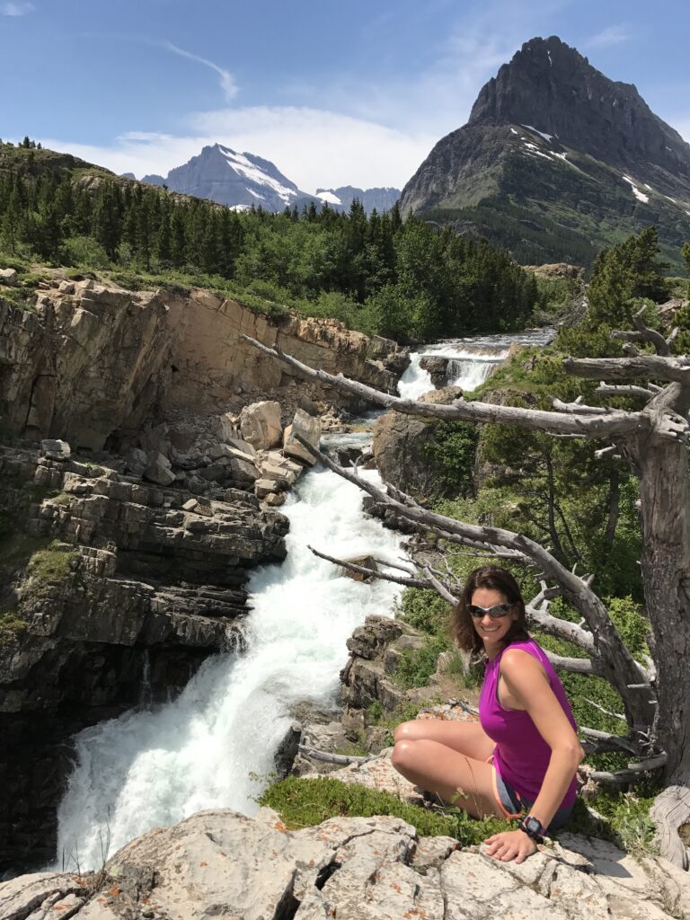 The St. Mary's and Virginia Falls hike on the Going to the Sun Road at Glacier National Park