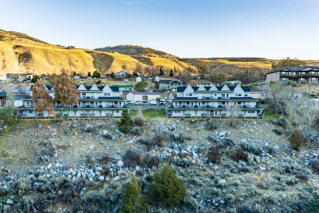 Absaroka Lodge in Gardiner, near Yellowstone Park northern entrance