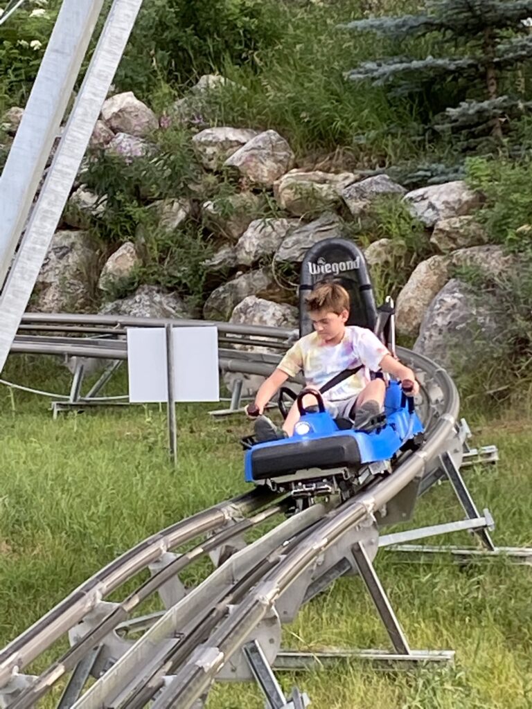 Mountain Coaster at Snow King Mountain Resort in Teton Village
