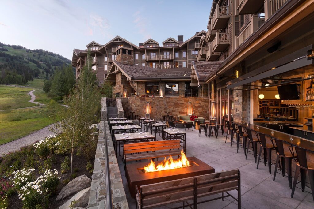 Exterior of Four-Seasons-Resort-Jackson-WY-Grand-Tetons-National-Park-